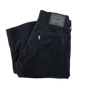 Levis 514 Straight Fit Black Jeans Mens 30x30.5 63234M11 Regular Fit Denim